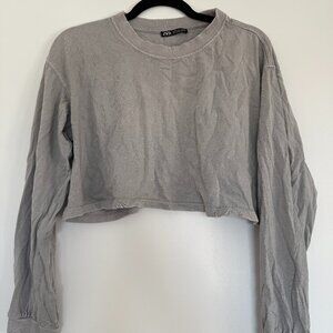 Zara Cropped Long Sleeve